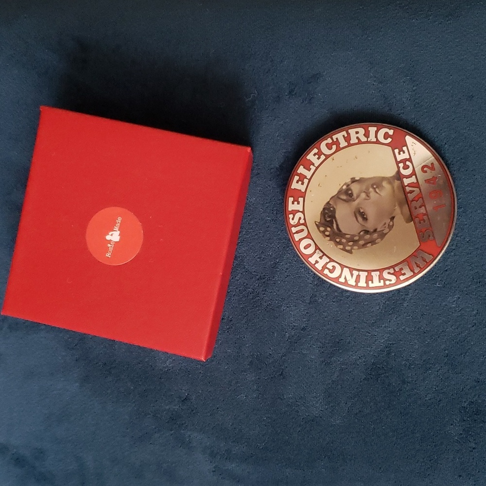 Rosie made magnetic button